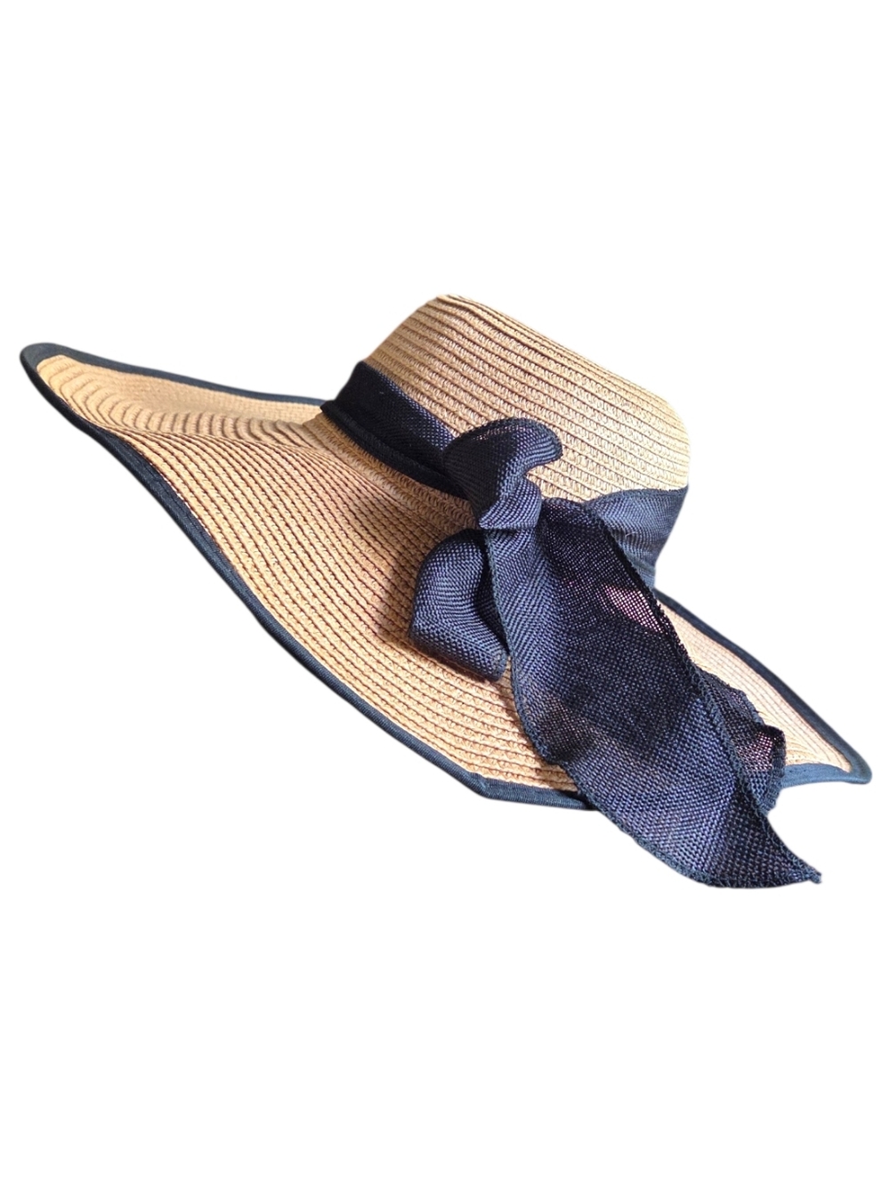 Stunning Large Brimmed Straw Hat